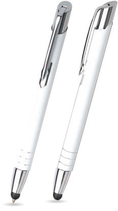 Weiß matter MOOI TOUCH-PEN - Kugelschreiber aus Metall mit gratis Gravur Weiß matter MOOI TOUCH-PEN - Kugelschreiber aus Metall mit gratis Gravur