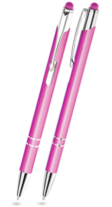 Rosaner LEONIE TOUCH-PEN - Kugelschreiber aus Metall mit gratis Gravur