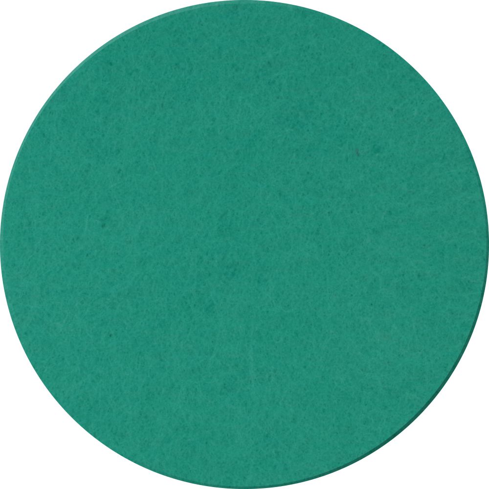 Filz-Untersetzer rund, 10cm, dunkel-türkis - mit Lasergravur