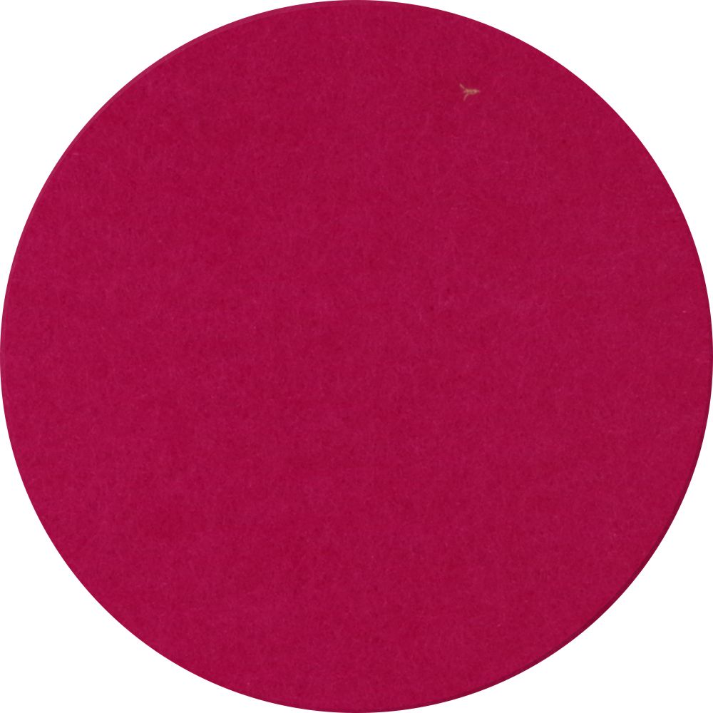 Filz-Untersetzer rund, 10cm, cyclam - mit Lasergravur