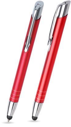 Rot matter MOOI TOUCH-PEN - Kugelschreiber aus Metall mit gratis Gravur Rot matter MOOI TOUCH-PEN - Kugelschreiber aus Metall mit gratis Gravur