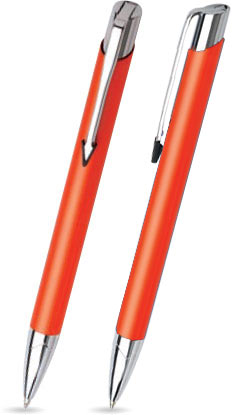 Vicky Orange matter Metallkugelschreiber Vicky Orange matter Metallkugelschreiber