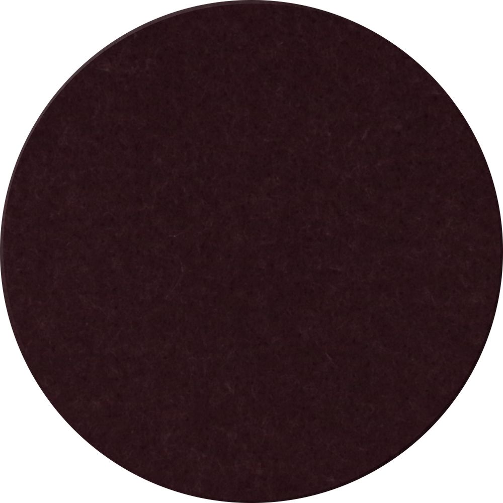 Filz-Untersetzer rund, 10cm, burgund optional mit Aufdruck oder Gravur Filz-Untersetzer rund, 10cm, burgund - mit Lasergravur