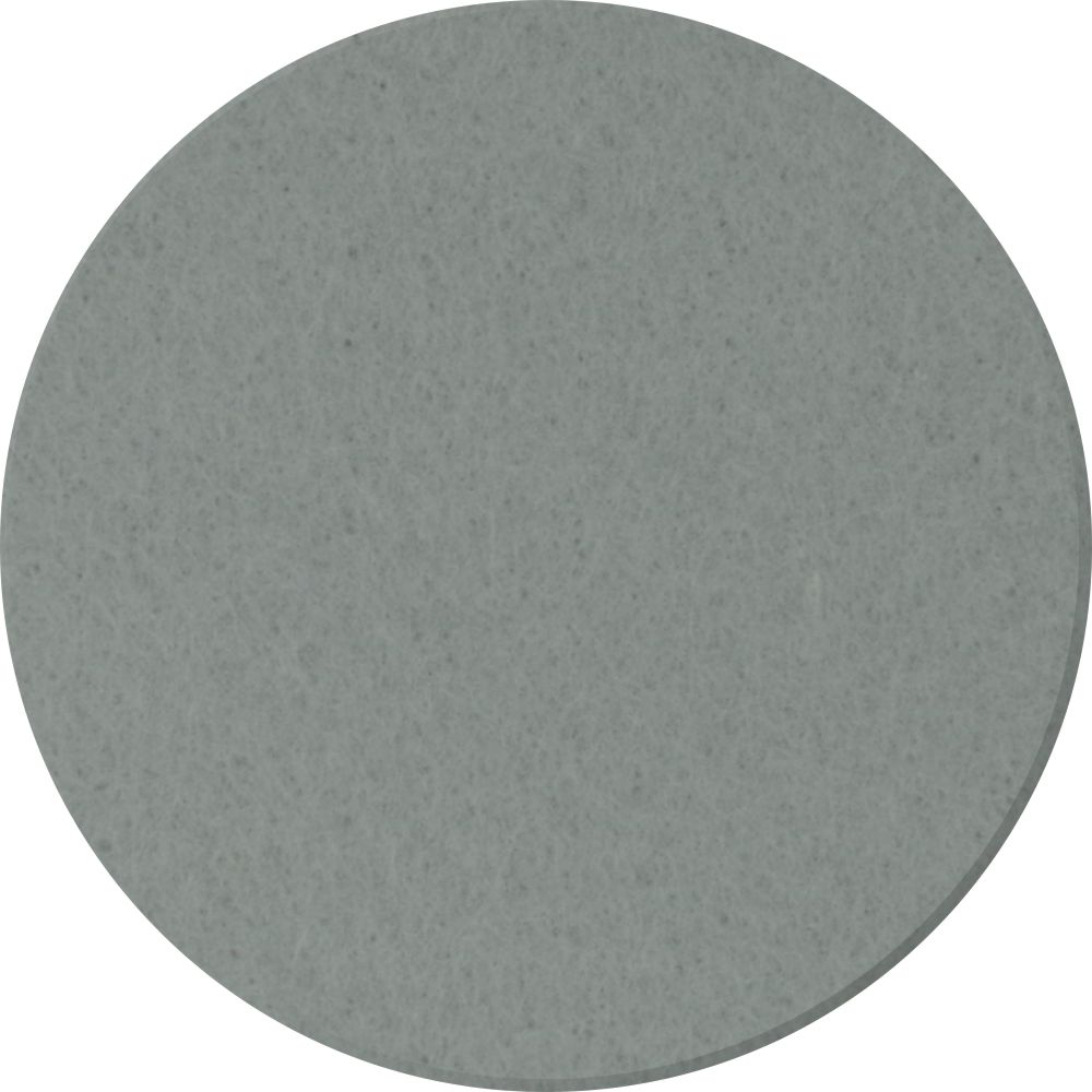 Filz-Untersetzer rund, 10cm, grau - mit Lasergravur