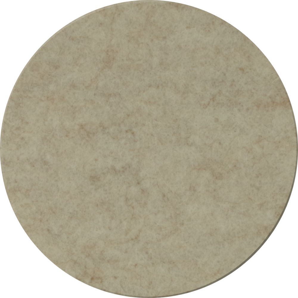 Filz-Untersetzer rund, 10cm, kamelhaar - mit Lasergravur