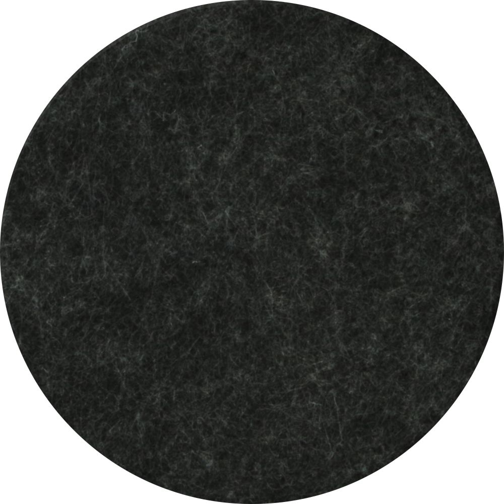 Filz-Untersetzer rund, 10cm, dunkelgrau meliert optional mit Aufdruck oder Gravur Filz-Untersetzer rund, 10cm, dunkelgrau meliert - mit Lasergravur