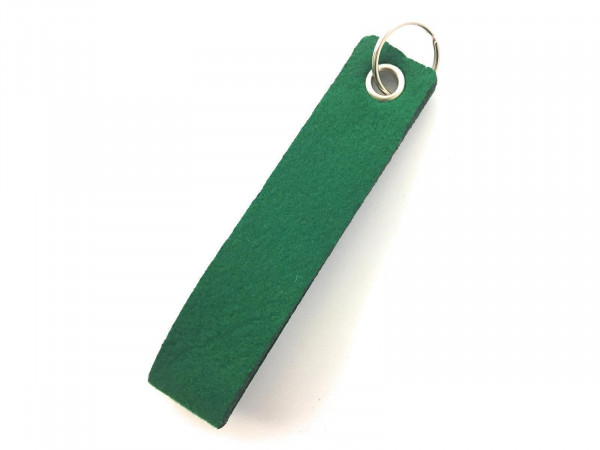 Schlaufe maxi - Filz-Schlüsselanhänger - Farbe: waldgrün - optional mit Gravur / Aufdruck