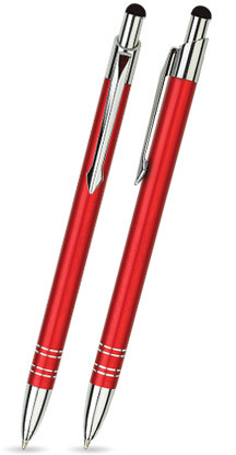 LOLA TOUCH in Rot - Kugelschreiber aus Metall mit gratis Gravur